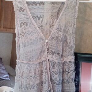 Racerback lace vest